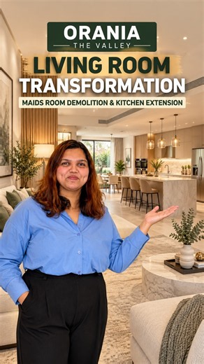 Orania The Valley by Emaar | Living Room Extension + Full Kitchen Transformation