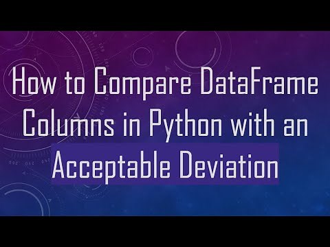 How to Compare DataFrame Columns in Python with an Acceptable Deviation