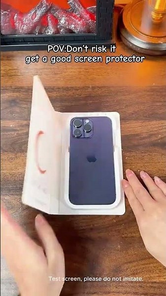Even if your phone goes through a crazy impact, this screen protector still protects it!#smartdevil