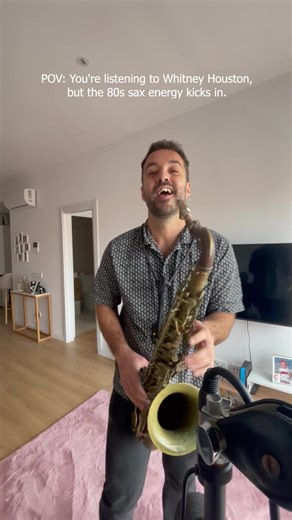 80s Saxophone Cover of Whitney Houston's 'I Have Nothing'