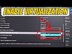 How to enable Virtualization in Asus BIOS
