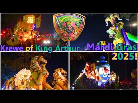 Krewe of King Arthur Parade, Mardi Gras 2025! WE GOT THE HOLY GRAIL, AGAIN!