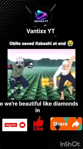 Moment When Obito Protect Kakashi From Kaguya Otsutsuki🥺Naruto Sasuke And Sakura Shocked💔