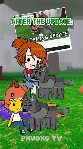 When The “TAMING” PETS Update in 99 NIGHTS IN THE FOREST #99nightintheforest #roblox