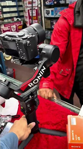 Sony Setup 🥰 Sony A7C Body #CameraBazar #sonyalpha #camera #lenses #djirs4 #gimbal #shortvideo