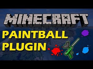 Awesome minigame in Minecraft with Paintball Battle Plugin