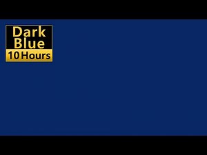 [HD] Dark blue screen for 10 hours｜Screensaver｜Relaxing｜Sleeping｜Longest screen｜Satisfying