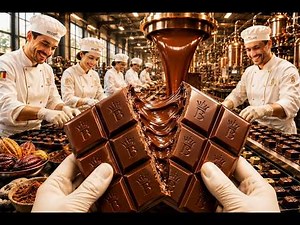 How Belgian Chocolate Is Made | From Cocoa Beans to Luxury Chocolate Factory Process !