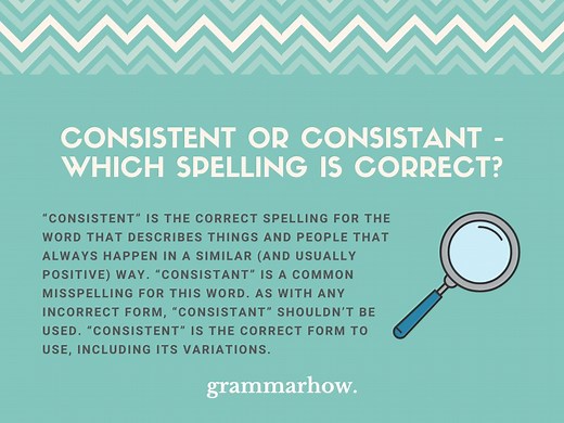 Consistent or Consistant - Which Spelling Is Correct?