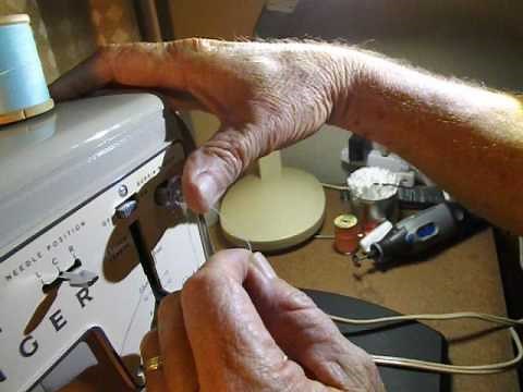 SINGER MODEL 457 STYLIST ** HOW TO WIND THE BOBBIN