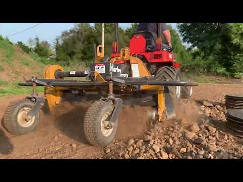 Tractor Harley Power Rake