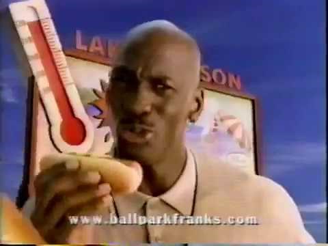 Ball Park Franks Michael Jordan Commercial (1998)