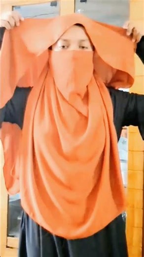 hijab to niqab tutorial ll easy hijab niqab tutorial ll