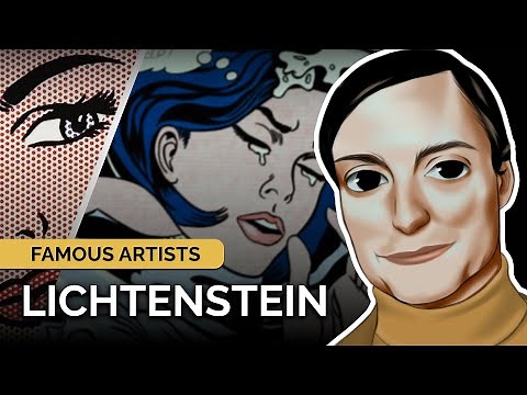 The "Comic Book" Pop Art Style of ROY LICHTENSTEIN - Artist Bio + Speedpaint