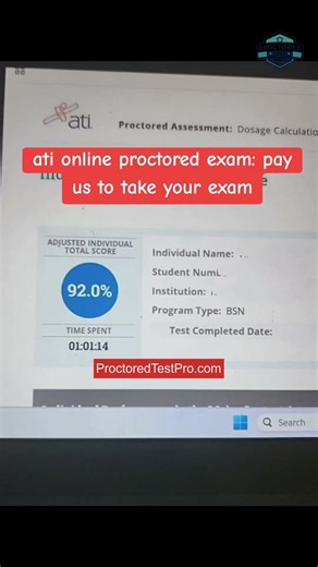 ATI Online Proctored Exam #atiteas #proctoredexam