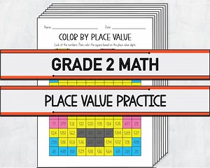 Color by Place Value - Etsy