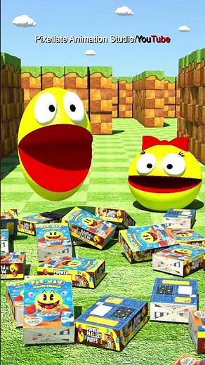 🍲🍲🍲 Cereal Box 😂😂😂 #pacman #shorts #shortsvideo