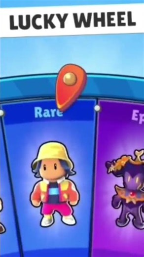 لفيت lucky wheel 🛞 ف لعبه fall guys 😱🔥الحظ نار