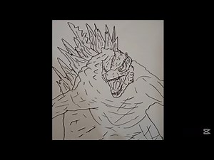 How to draw Godzilla | step by step | Godzilla x Kong the new empire