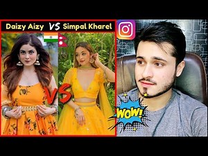 Simpal Kharel Vs Daizy Aizy Transformation Reels Videos | Part #2 | Simpal Vs Daizy | Rk Reaction