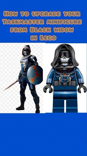 How to upgrade your Taskmaster minifigure from Black Widow in Lego