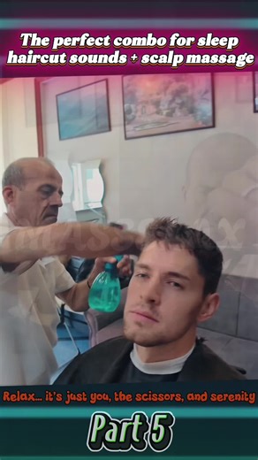Relaxing ASMR Massage Therapy at the Barbershop