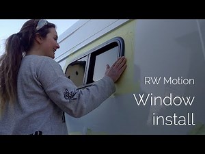 Van window installation | RW Motion