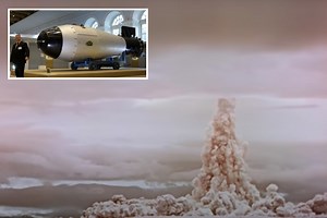 Footage shows most powerful nuclear weapon EVER detonated in Russia