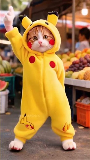 Cute Pokemon Cat dance 4 #cat #catdance