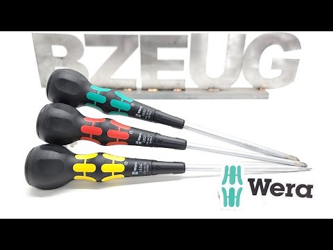 Wera Japanese Ball Grip Style Screwdrivers. New Wera Tools exclusively for Japan.