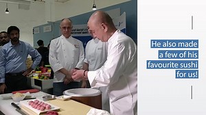 We're happy to have had #ChefNobu join us last week for a special session on best practices for fish preparation. Thank you Chef Nobu for your expertise and for showing us your famed sushi craft! اسعدتنا زيارة الشيف نوبو لنا الأسبوع الماضي والجلسة الخاصة التي علمنا خلالها الطرق المثالية لإعداد السمك. شكراً جزيلاً على مشاركتنا بخبراتك وطريقتك الشهيرة في إعداد السوشي الشهي! #WaterfrontMarket #waterfrontfishmarketdubai #WFM #ChefNobuatWaterfront | Waterfront Market