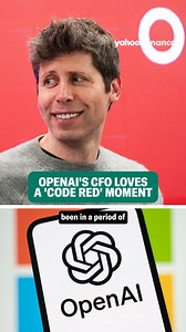 OpenAI's CFO loves a "Code Red" moment. 🚨 "Code red is about focus," OpenAI CFO Sarah Friar says. | Yahoo Finance