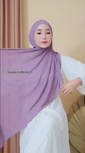 Tutorial hijab pashmina menutup dada (syari) malaysia
