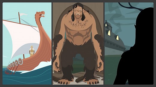 KS2 English. Beowulf. Complete film.