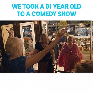 22K views · 429 reactions | When Geraldine Hickey joined Jacinta Parsons on Afternoons the other week, 91 year old Barbara immediately called in and expressed her interest in adopting the comedian. So what did JP do? She took Barbara to Geraldine’s show at the Melbourne International Comedy Festival. In ball gowns. | ABC Melbourne | Facebook