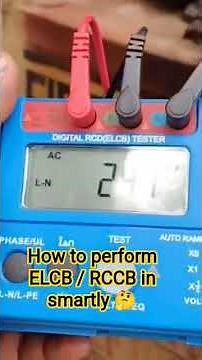 How to Test Your ELCB/RCCB (Earth Leakage Circuit Breaker/RCD)#shots #shotsfeed #viralshots#trending