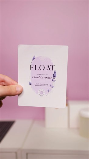 Peeling Bubble Bath Labels ✨🧼