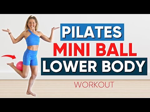 Pilates mini ball lower body workout (KNEE FRIENDLY!)