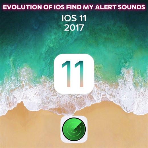 Evolution IOS Find My alert Sound Effects
