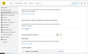 Postfach-Zugriffe: Apps zurücksetzen