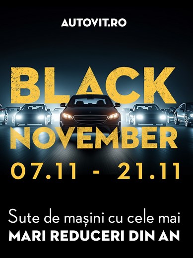Reduceri Black November la Mașini