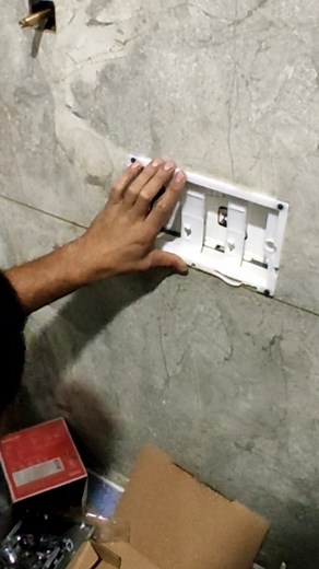 Concealed Cistern Flush Plate Installation 👷🚰🔨🔧🏠 . . . . . . . #plumber #hardwork #trendingreels #trending #viralreels #explore #instagram #follow #viral #kashmir | Royal Flush Plumbing