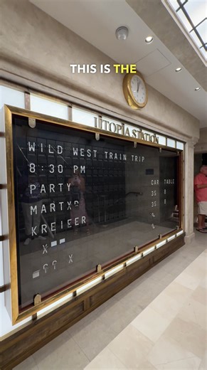 We’re taking the dinner train to the Caribbean. 🤯 🎥: Trevor M. | Royal Caribbean