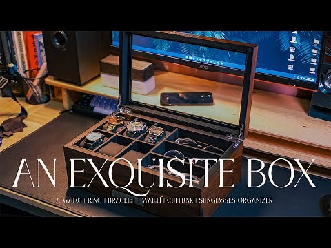 A Wooden Watch Organizer - The Best Affordable Jewelry Box in AMAZON| SHOPEE | LAZADA