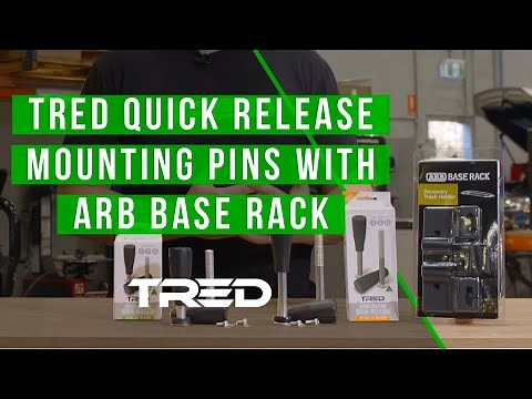 TRED Quick Release Mounting Pins with ARB Base Rack – P/N: T2QP112 and T2QP162