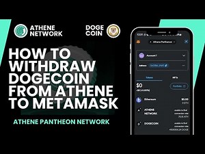 How To Withdraw Dogecoin From Athene App To Metamask | How To Import Dogecoin On Metamask