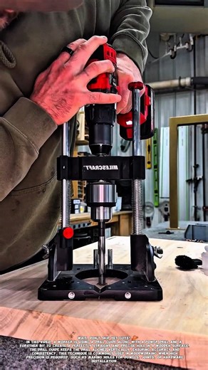 Precision Drilling Using a Drill Guide for Perfect Straight Holes.