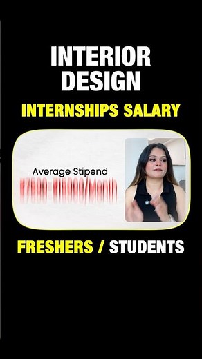 Interior design - Internship Salary⁉️ #internship #interiordesign #india