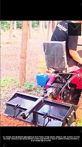 소형 관리기 로터리 및 두둑 성형 #worker #process #agriculture #cultivator #tools