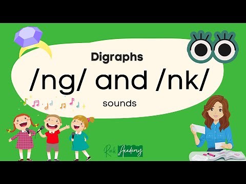 Digraphs -ng and -nk - Examples and Quiz - Kids English, Early Years, ESL